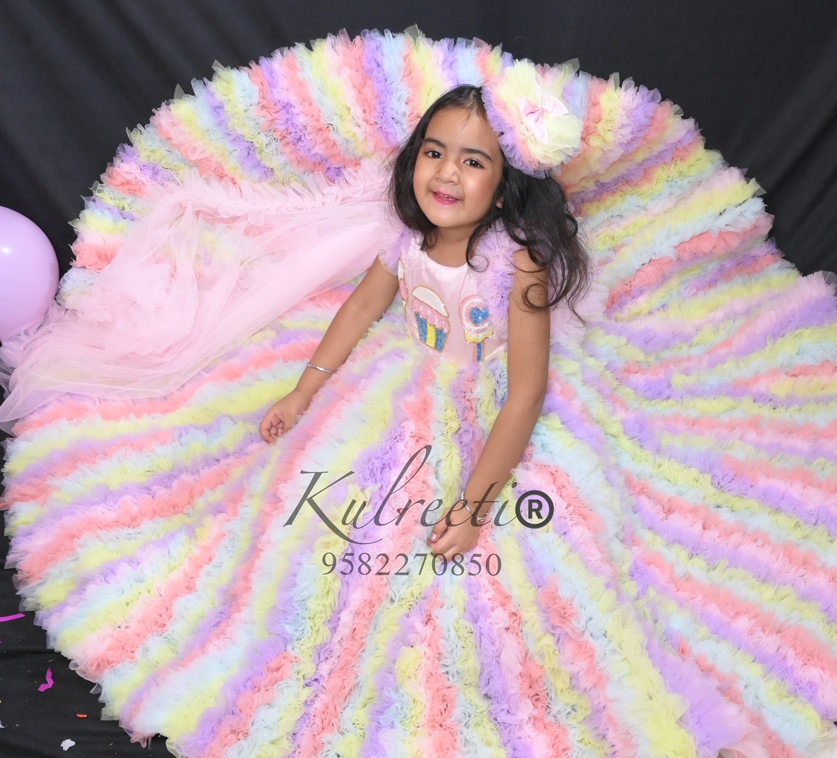 candy theme birthday dress Candyland Birthday Outfit - Sweet Shoppe - Rainbow Ribbon Tutu Set - First Birthday Dress - Candy Shop - Candy Land