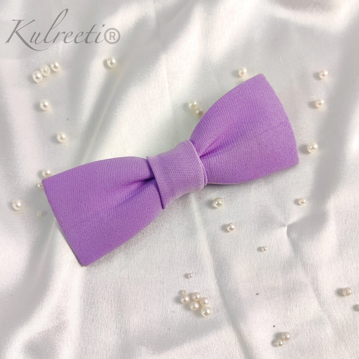 CLASSIC SOLID COLOR HAIR BOW ACCESSORY