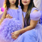 Lavender frill Twinning For Mother & Daughter (2 Pcs Combo)