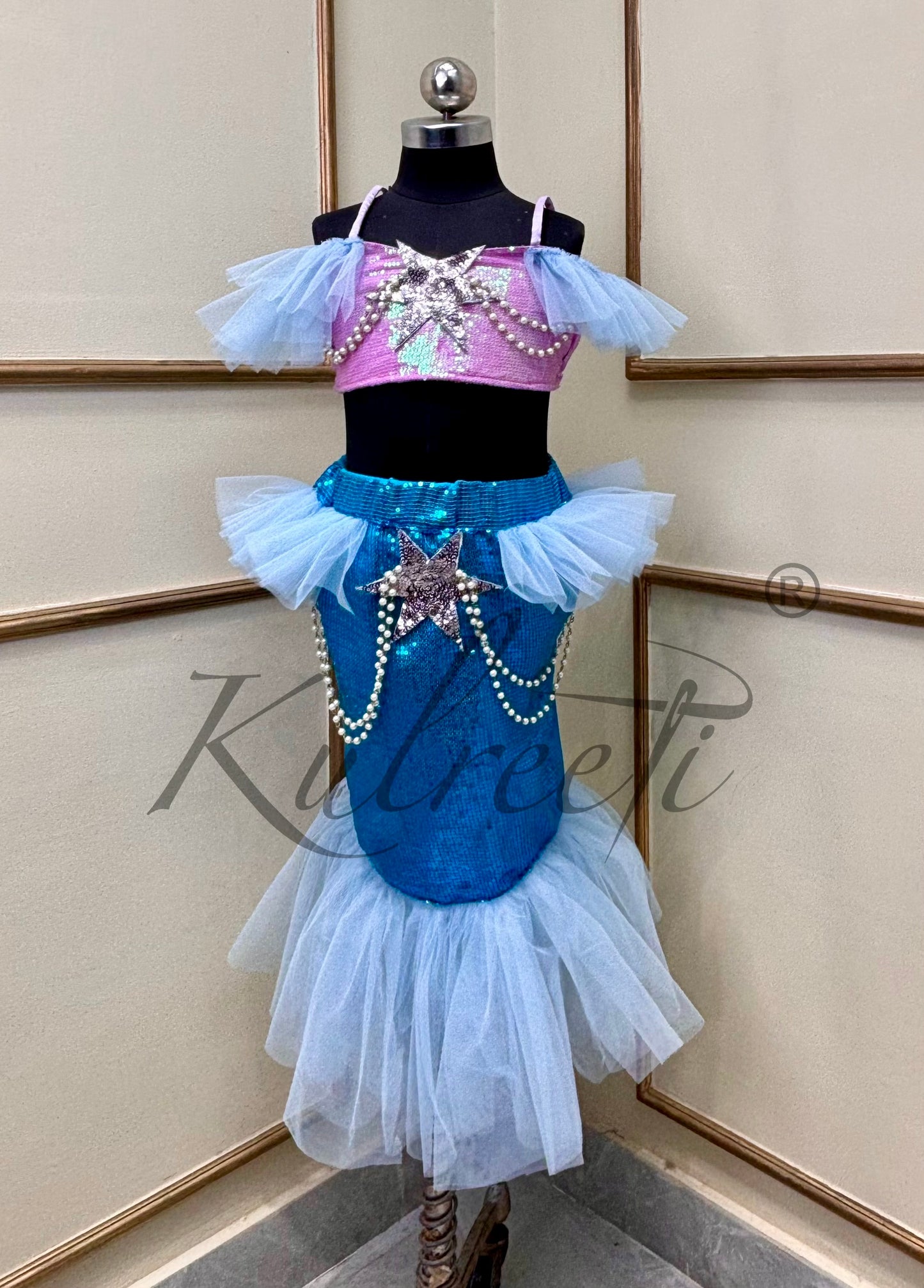 Mermaid theme Gown