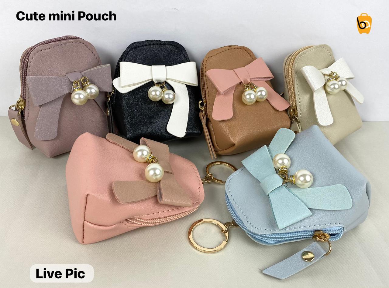 Bow Style Cute Purse Hanging Pouches.( Toys & Gifts)4pcs set