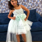 fairy powder blue  floral Dress
