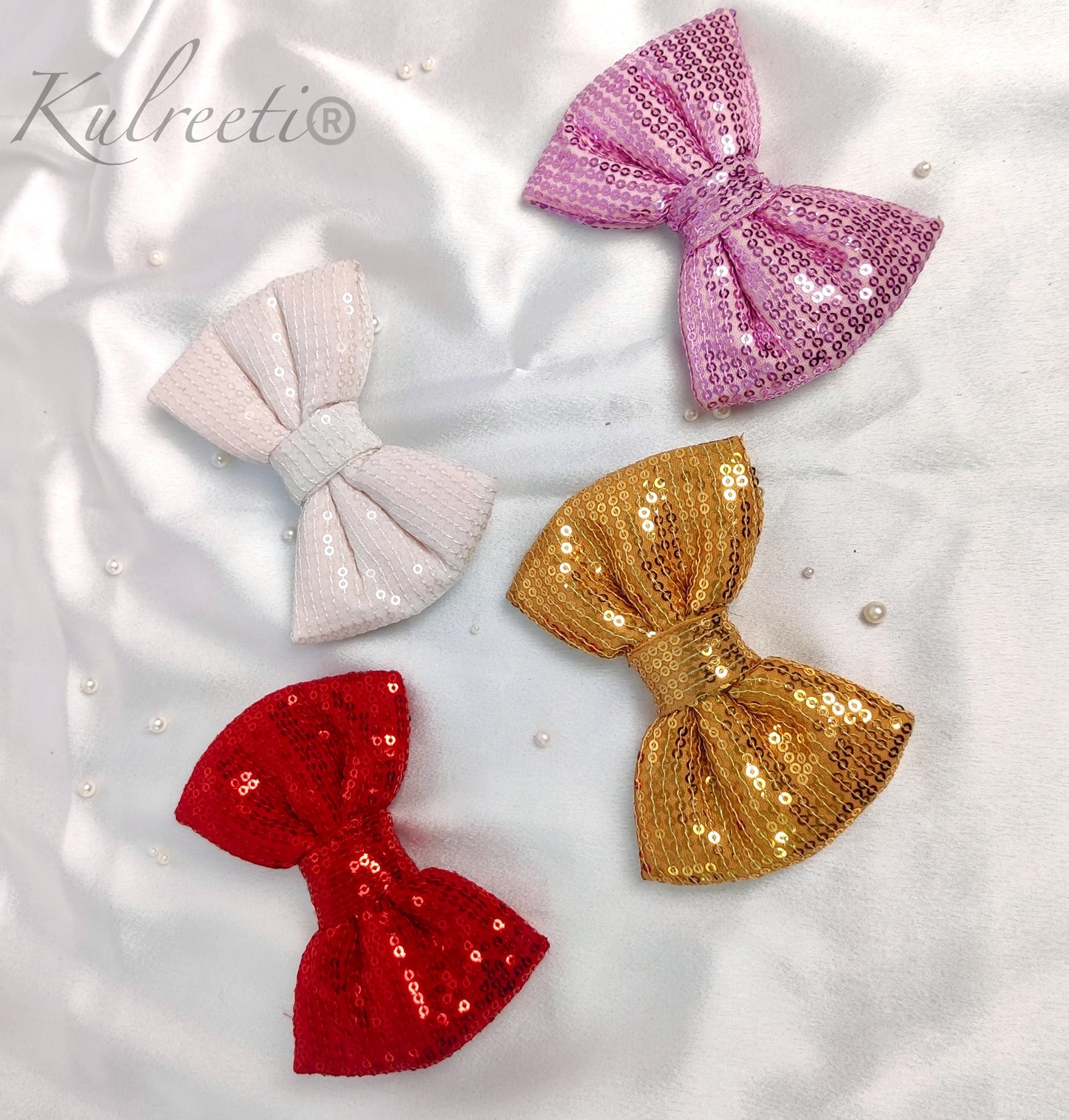 SEQUIN HAIR BOW ACCESSORY