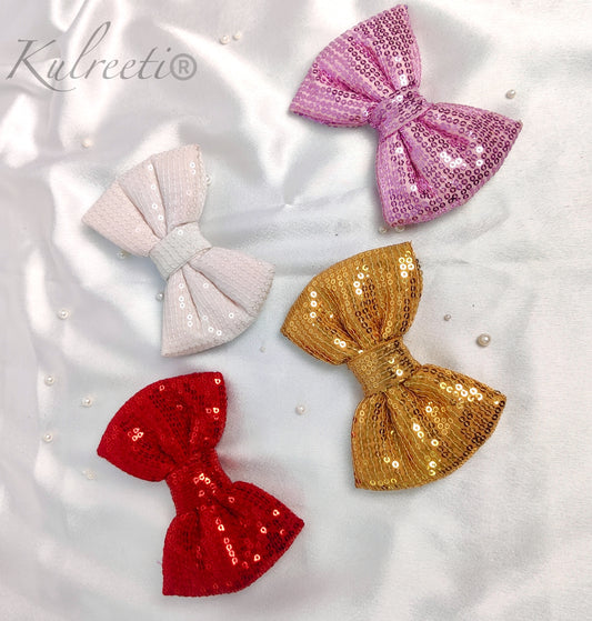 SEQUIN HAIR BOW ACCESSORY