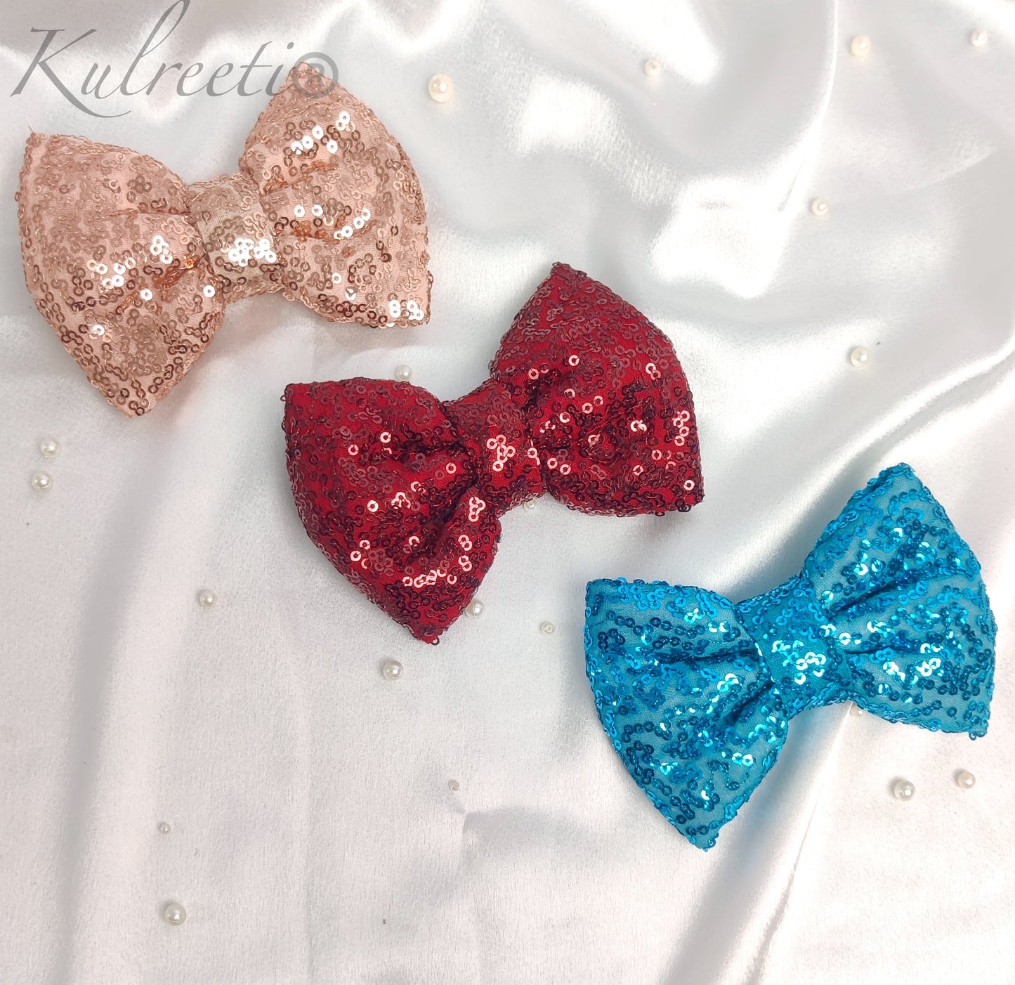 SEQUIN HAIR BOW ACCESSORY