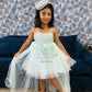 fairy powder blue  floral Dress