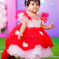 (Copy) Blue shaded sequin wire work Dress With Full Flair For Mother Or Dress For Daughter (1 Pc)