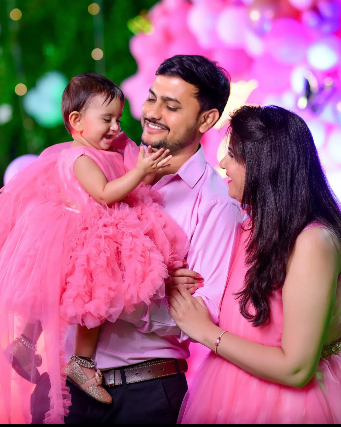 Pink dress for family pictures hotsell