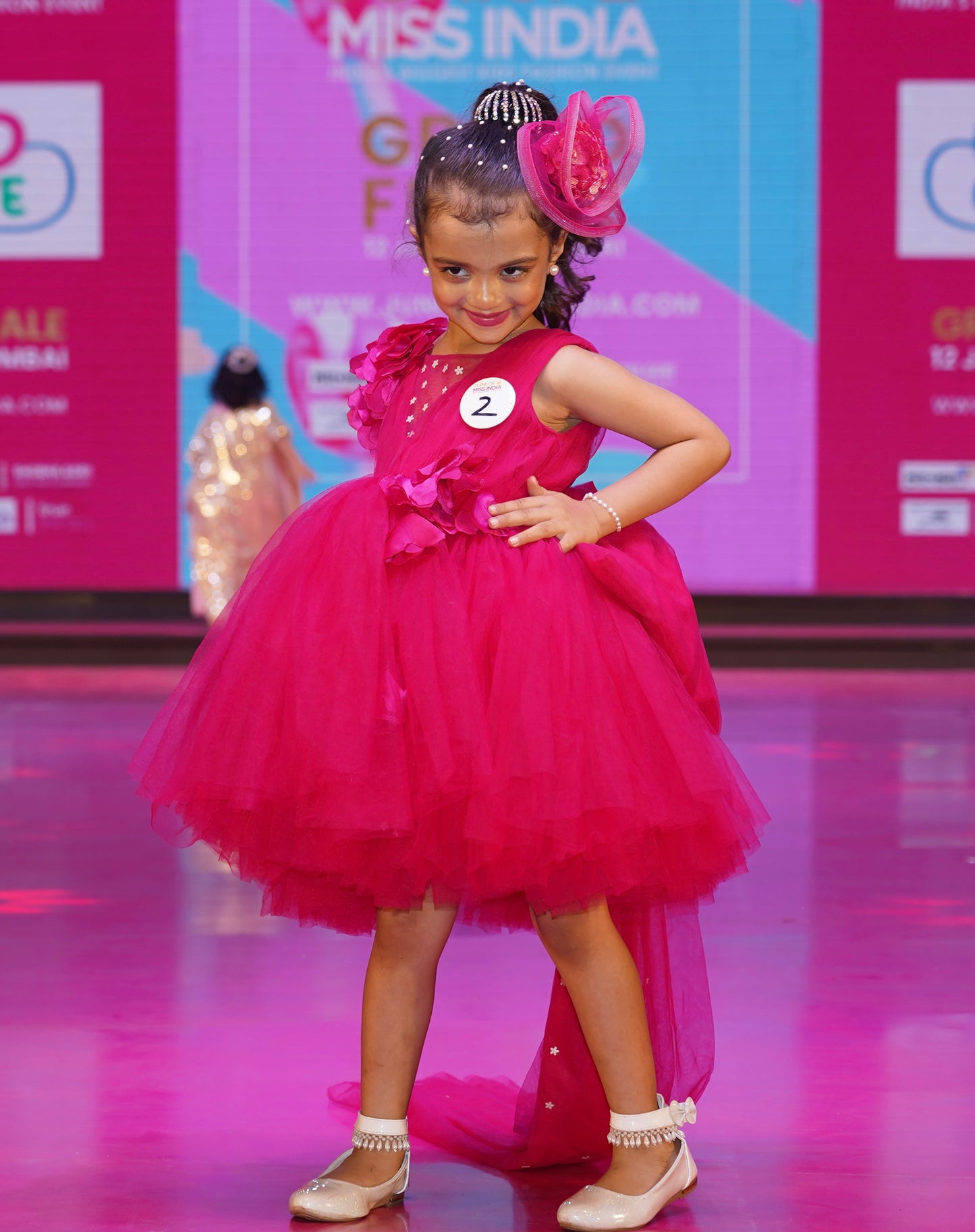 Barbie theme hot pink Dress