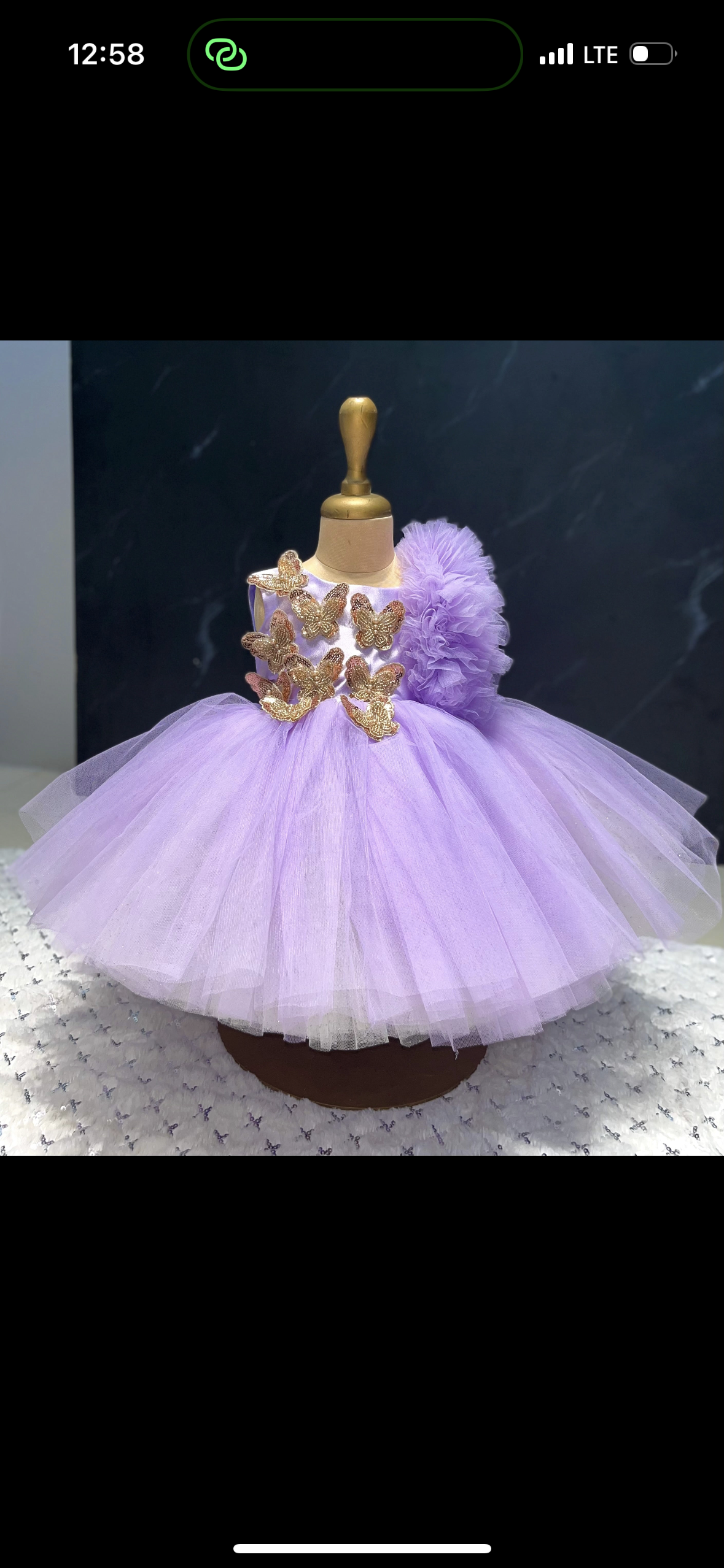 Butterfly Ball Dress For Baby