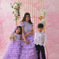 Lavender Gown with Frill Twinning for Mother/Daughter/Son (Single or Combo)