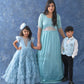 Powder Blue Gown Frill Twinning For Mother/Daughter/Son (Single or Combo)