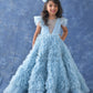 Powder Blue Gown Frill Twinning For Mother/Daughter/Son (Single or Combo)