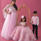 Baby Pink Gown Frill Twinning For Mother/Daughter/Son (Single or Combo)