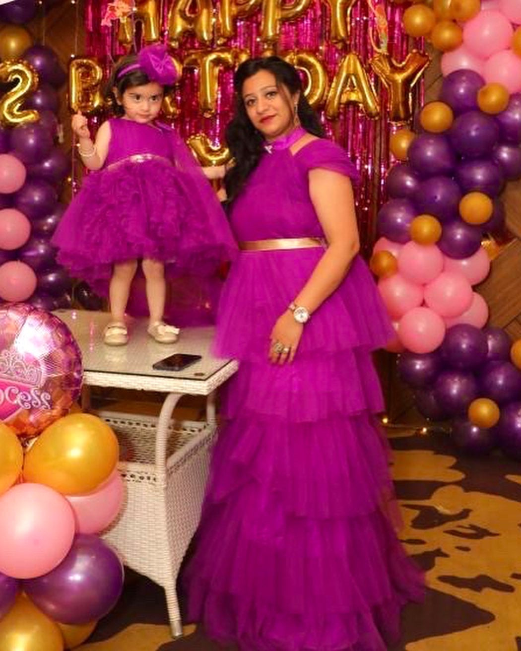 EINCcm Ball Gown Dresses for Girls, Net Yarn Bowknot Princess Dresses  Birthday Party Flowers Gown for Toddler Kids Baby Girl, Hot Pink,7-8 Years  - Walmart.com