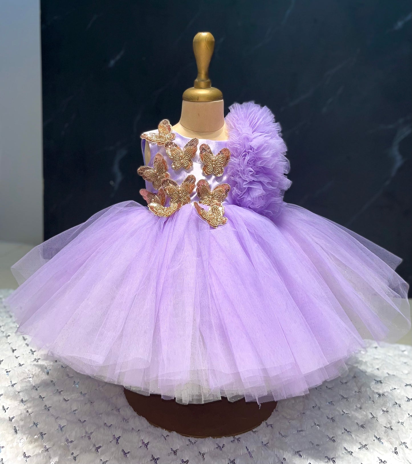 Butterfly Ball Dress For Baby