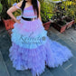 Multi Color Full Layer Frill Gown For Maternity /Pre-wedding shoot