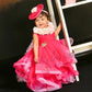 Hot Pink Bone Gown for Baby