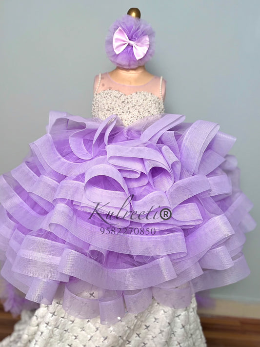 Lavender Gown For Mother Or Daughter (1 Pc)