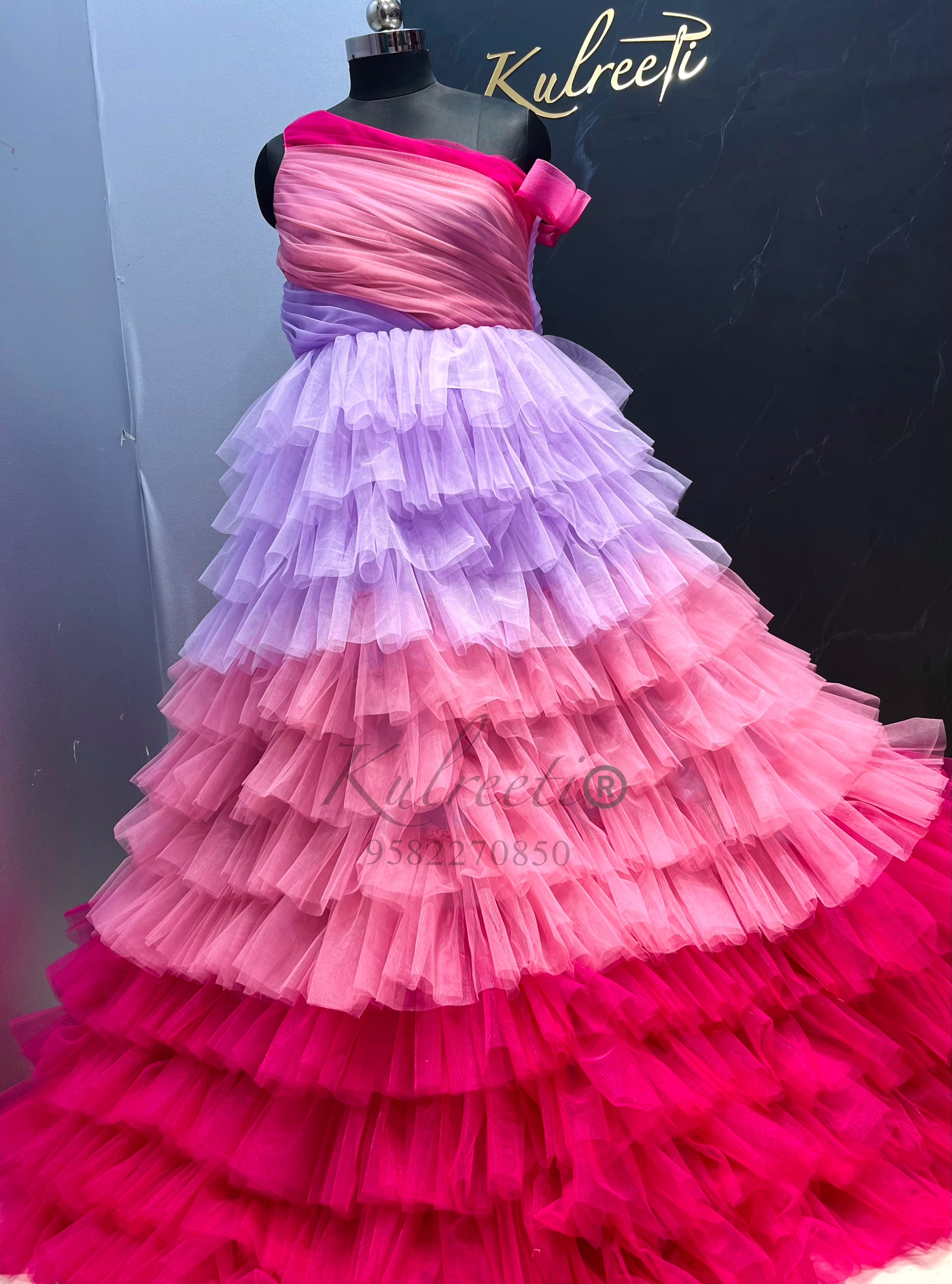 Light Onion Pink Gown