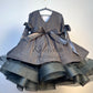 black metalic dress