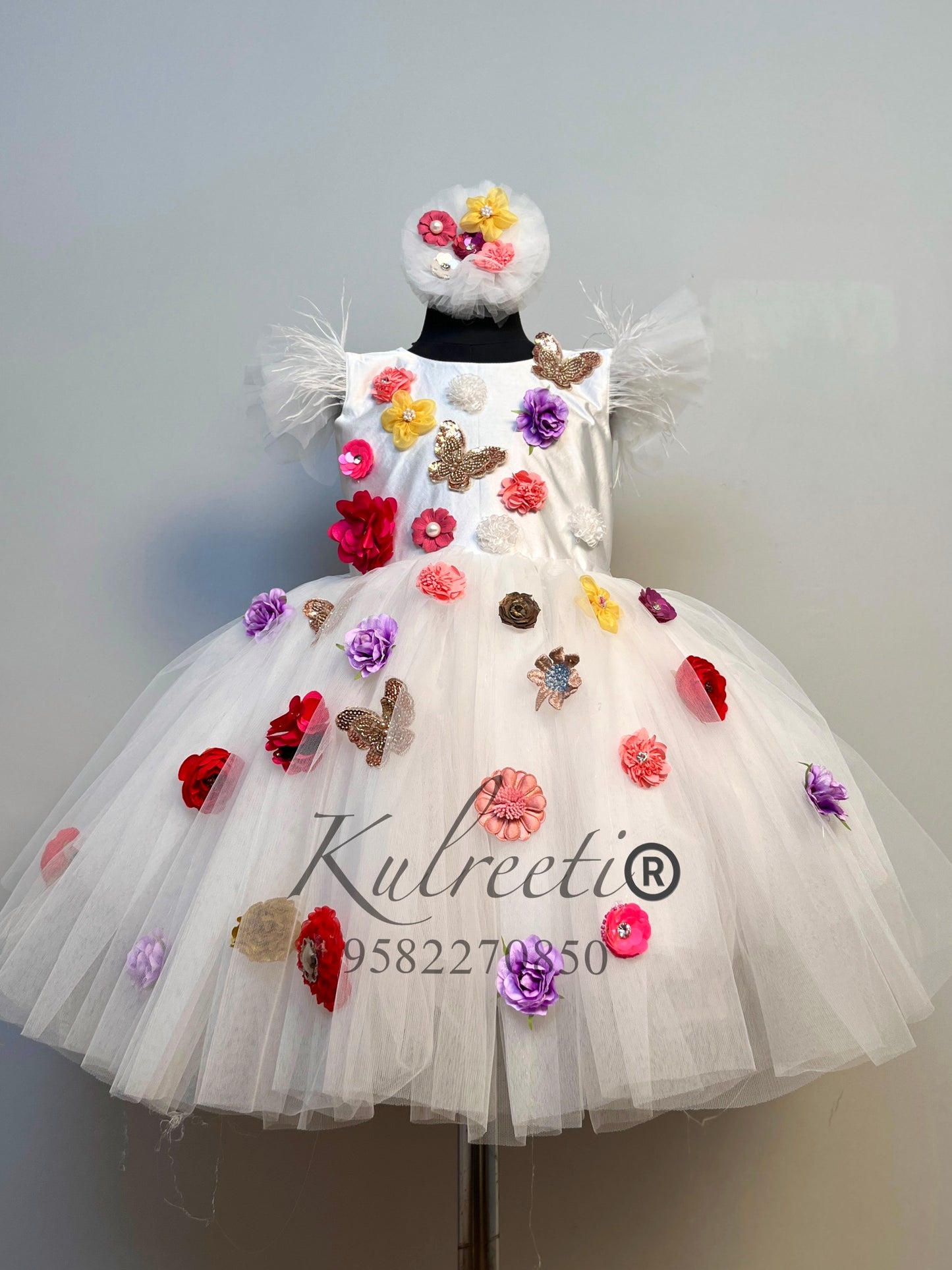 fairy white floral Dress